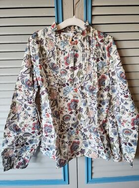 Jacadi Paris Floral Paisley Blouse